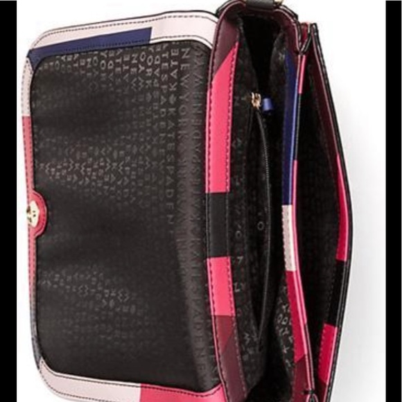 NWOT RARE Kate Spade Geometric Multi Colored Crossbody - Picture 3 of 7
